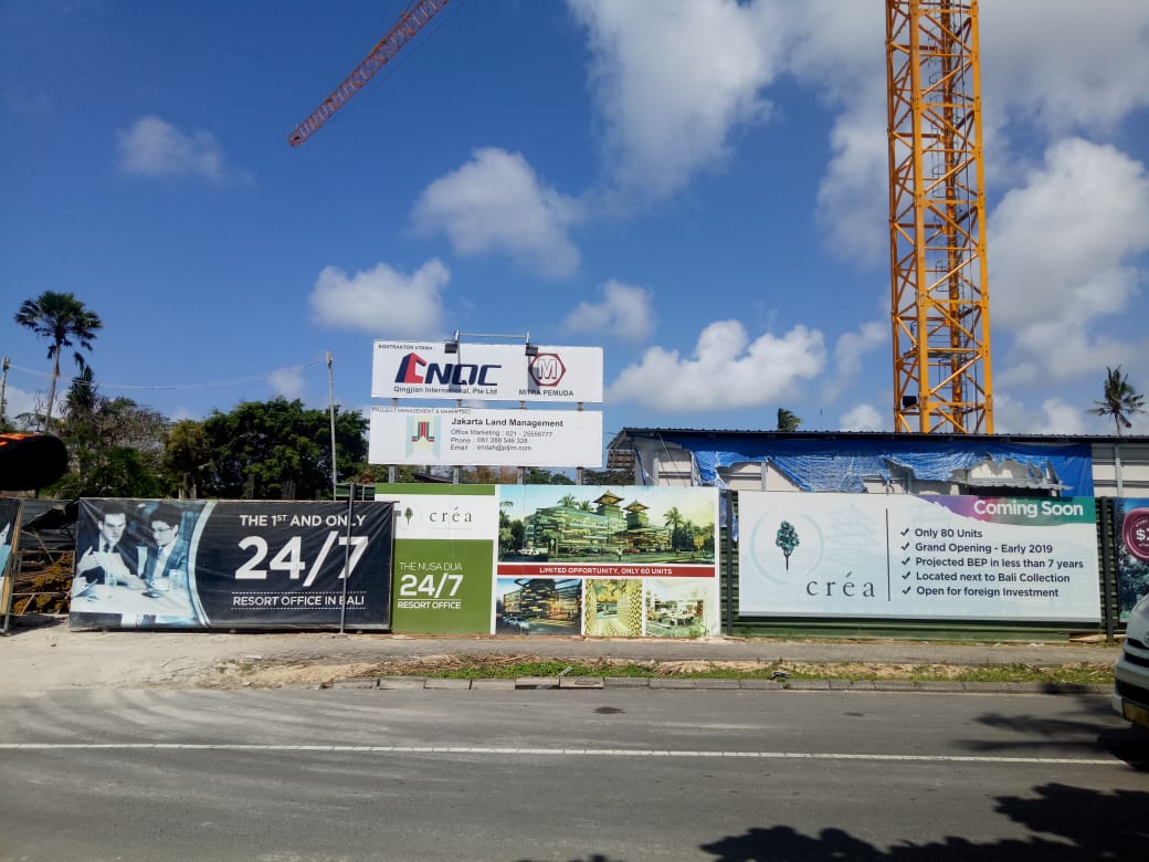 Astaga, Pembangunan Crea Resort Nusa Dua Diduga Bodong