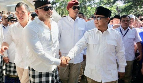 Prabowo Menyapa Bali, De Gadjah : Prabowo-Sandi Menang 
