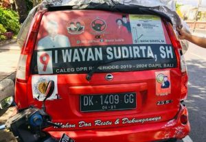 Kecelakaan Mobil Caleg PDIP Bali, Sopir Bakal Dipolisikan