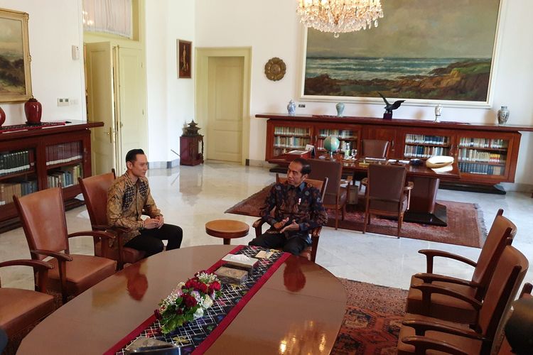 AHY dan Jokowi di Istana Bogor (Ustimewa)