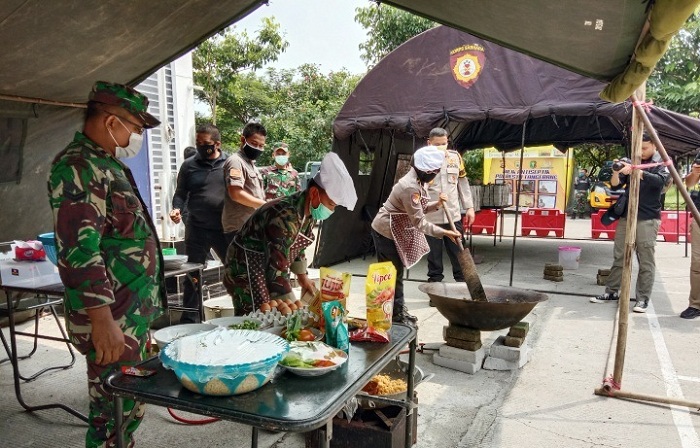 Video Penampakan Dapur Umum Polresta Tangerang – Kodim 0510