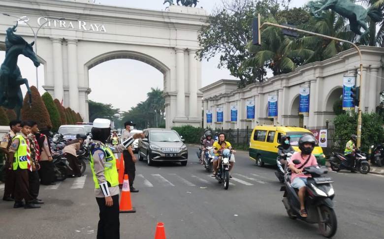 Inilah Hasil Pelaksanaan PSBB Polresta Tangerang Hari Ke-5