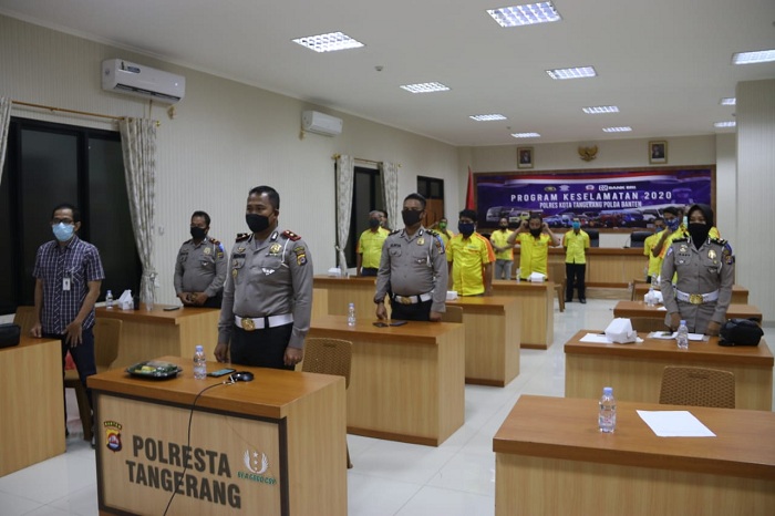 Yes, Satlantas Polresta Tangerang Launching Program Keselamatan 2020