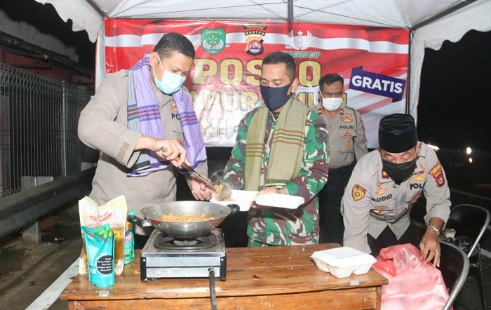 Alasan Polresta Tangerang dan TNI Dirikan Dapur Umum di Pos Pam