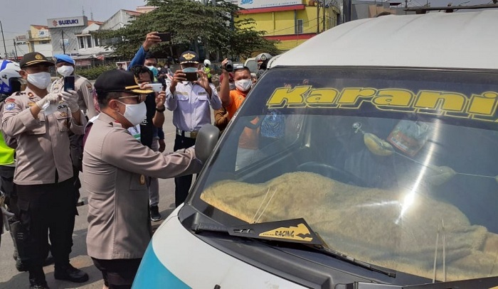 Wah, Polresta Tangerang Paksa Putar Balik 70 Kendaraan Pemudik