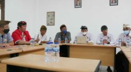 Ket Photo : Rapat Mediasi Pura Dalem Ambe Banjar Titih Denpasar