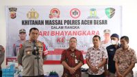 Polres Aceh Besar Laksanakan Khitanan Masal dalam Rangka Hari Bhayangkara