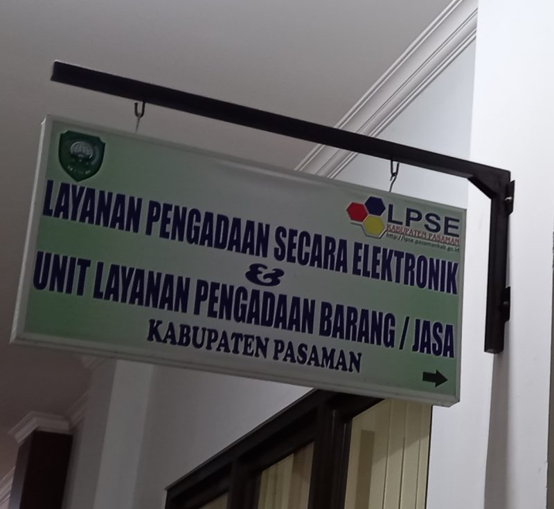 Kantor Unit Layanan Pengadaan Barang dan Jasa Kabupaten Pasaman.