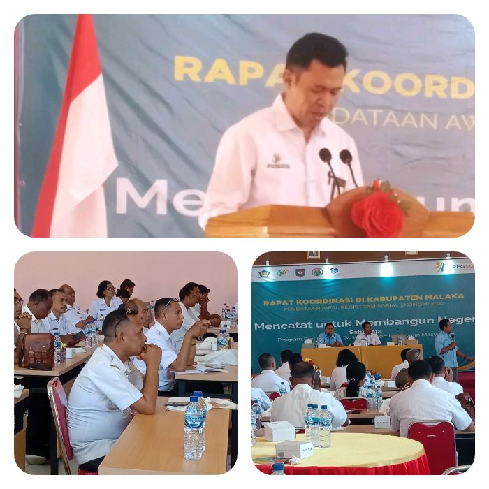 Rakor BPS Pendataan Regsosek Tahap Awal 2022 Kabupaten Malaka