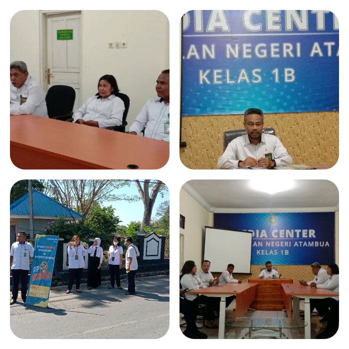 PN Atambua Tunjukkan Bukti Zona Integritas Pada Publik