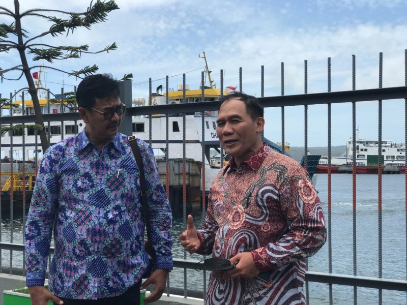 Ketua Dewan Pembina Gapasdap Bambang Haryo Soekartono bersama Ketua DPC Gapasdap Banyuwangi