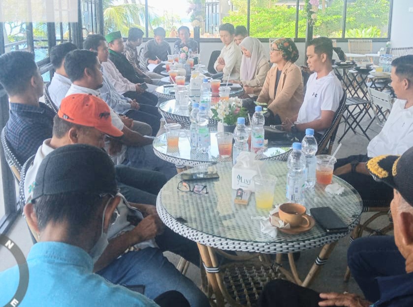 Pertemuan PMS Provinsi Sumatera Barat dengan IT Manager Teluk Kabung PT Pertamina Patra Niaga Regional Sumbagut, di Padang (3/10/22).
