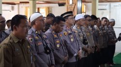 Sholat Gaib berlangsung pada Selasa (/4/10/22) di Mesjid Al - Ikhlas Bhayangkara Polres Pasaman.