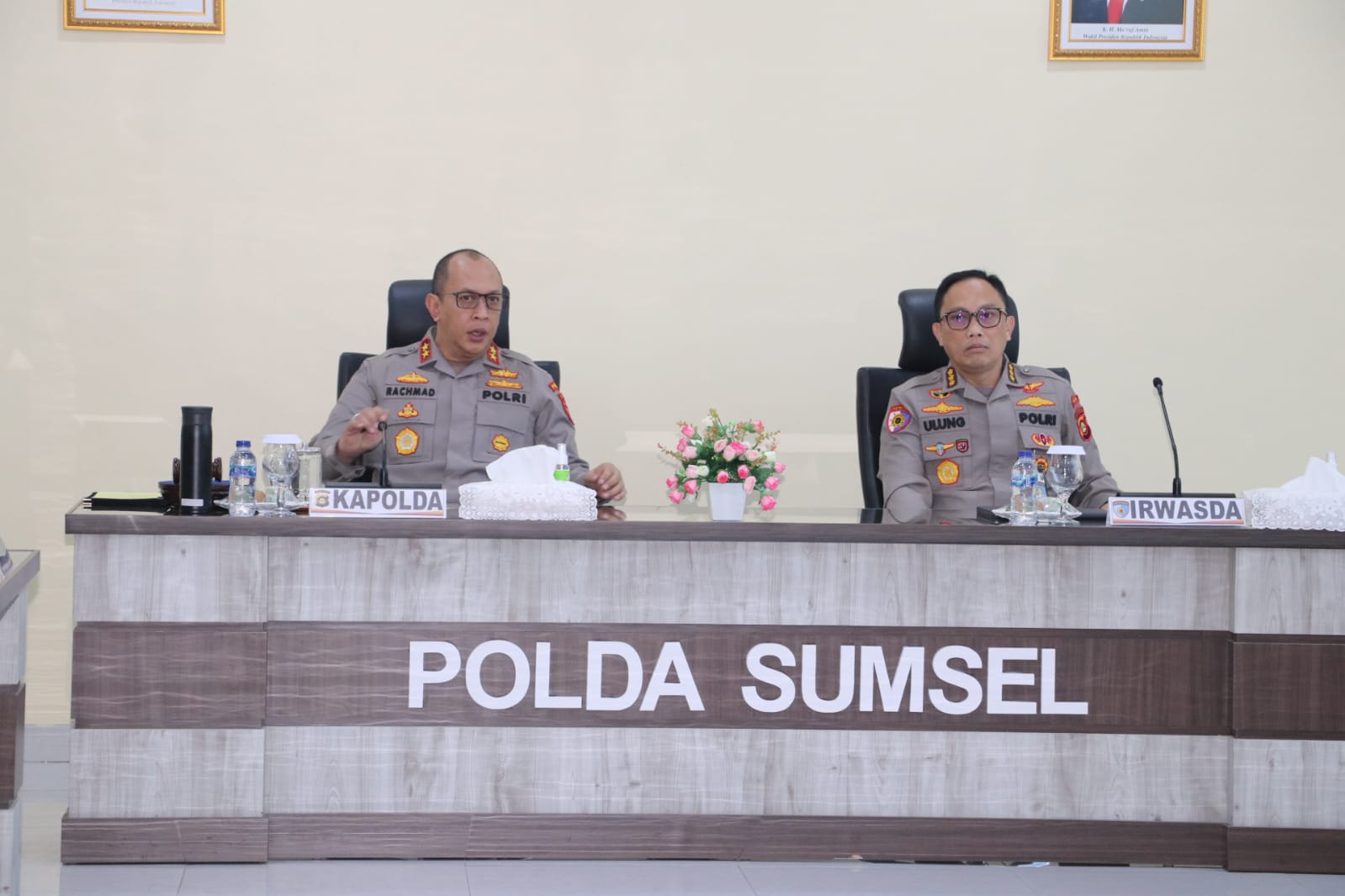 Irjen Pol A.Rachmad Wibowo,SIK Buka Taklimat Awal Audit Kinerja Itwasda Polda Sumsel Tahap II Tahun 2022