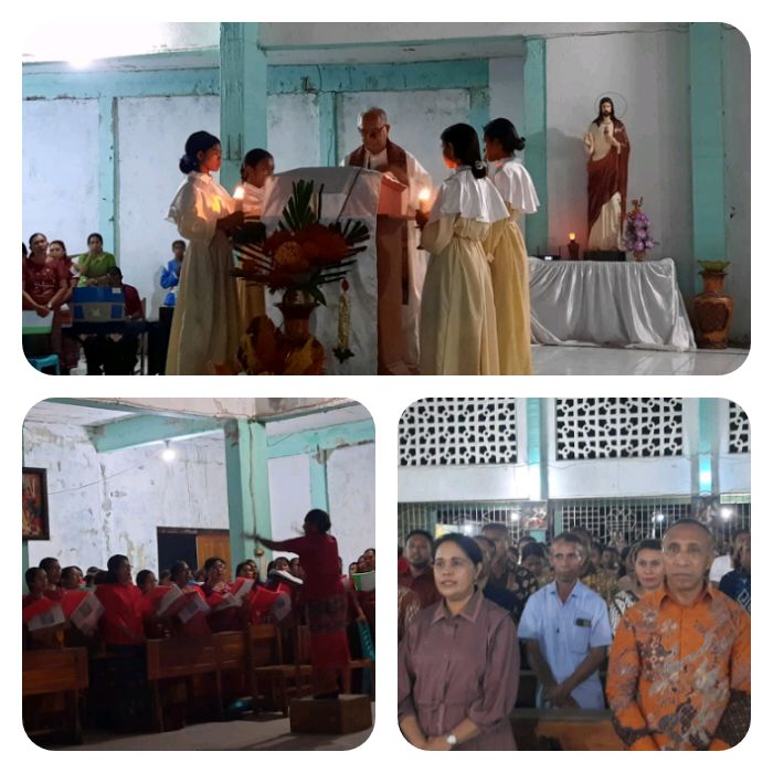 Bupati Malaka Rayakan Malam Natal di Paroki Kelahirannya