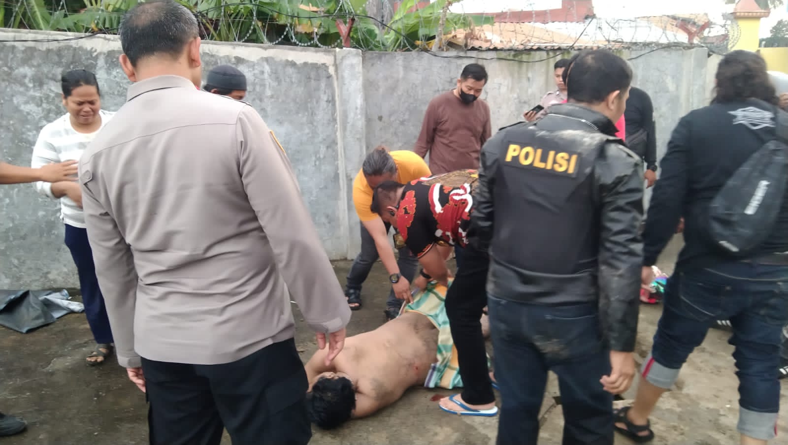 Kanit Reskrim Polsek IT II Palembang di Bacok Pelaku Pembacokan Terhadap Arifin