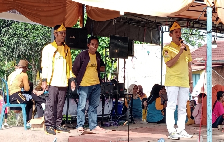 Ratusan Masyarakat Antusias Ikuti Senam Sehat dan Mancing Bersama Partai Golkar