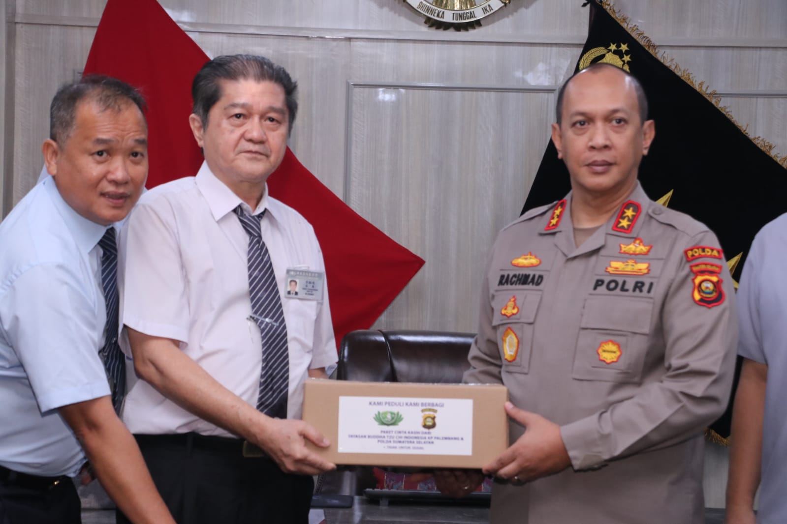 Kapolda Sumsel Terima Audiensi Ketua Yayasan Buddha Tzu Chi