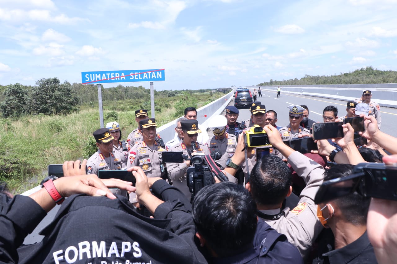 Selama Arus Mudik Akan Ada Dua Pos Pam di Ruas Jalan Tol Palembang- Kayuagung
