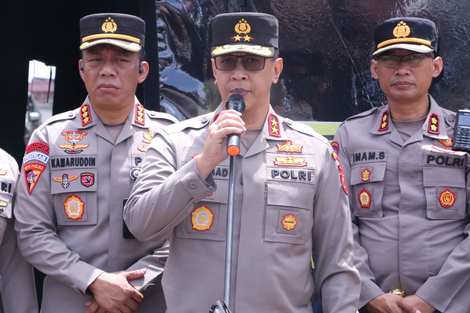 Kapolda Sumsel Tinjau Lansung Jalan Nasional dalam Rangka Kesiapan Arus Mudik