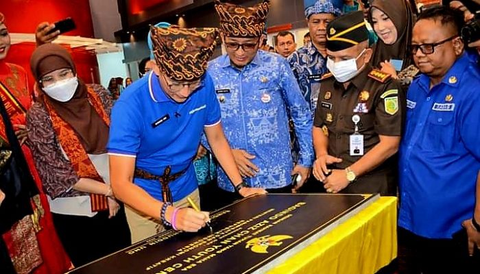 Gedung 'Bagindo Aziz Chan Youth Center' Kota Padang, diresmikan Menparekraf, Sandiaga Salahuddin Uno, Jumat 16 September 2022. (dok. padang.go.id)