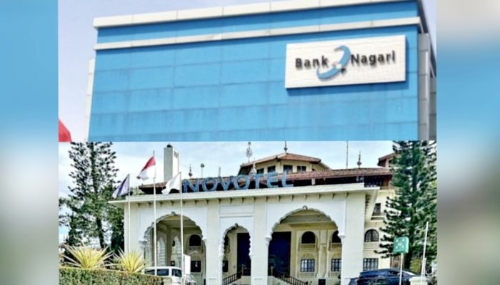 Foto Kantor Bank Nagari dan Hotel Novotel Bukittinggi