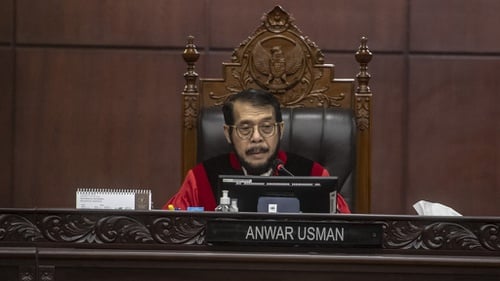 Ketua MK Anwar Usman/Foto : Antarafoto