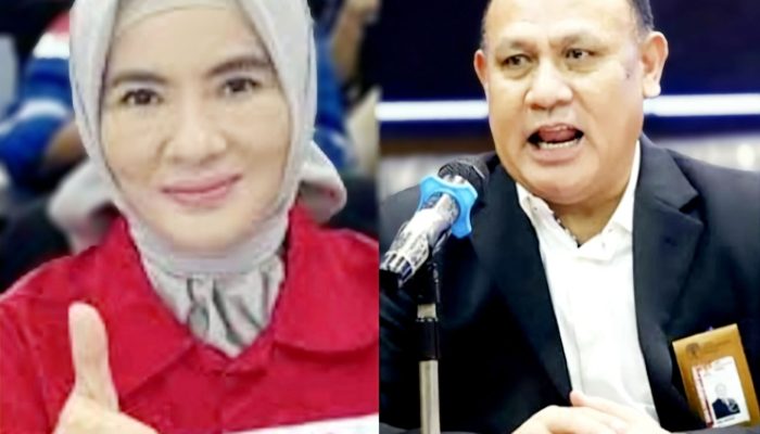 Kolase Foto Ketua KPK, Firli Bahuri dan Dirut PT Pertamina Nicke Widyawati. Ist