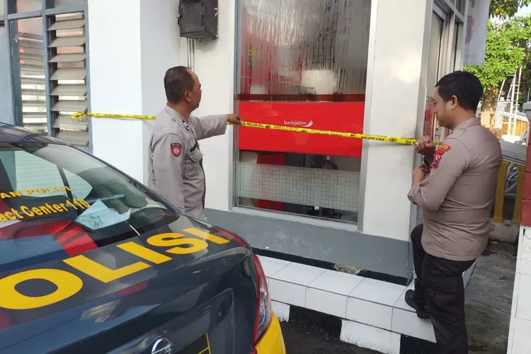 Rusak Kamera CCTV, Mesin ATM Bank Jatim Dibobol