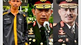 Kolase foto Ketum P2NAPAS Ahmad Husein, Kapolri Jenderal Listyo Sigit Prabowo, dan Kapolda Sumbar Irjen Suharyono. (Ist)