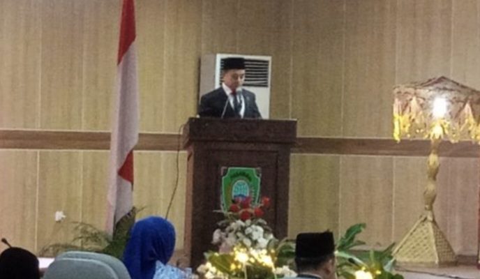 Rapat Paripurna Pelantikan 35 Anggota DPRD Kabupaten Pasaman periode 2024-2029 di ruang Sidang Utama DPRD, Senin (12/08/2024)