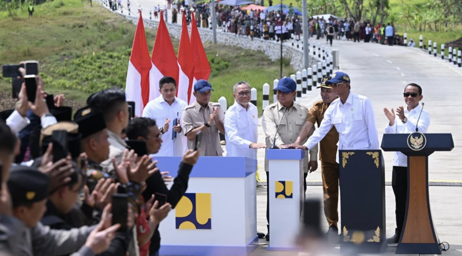 Prabowo Resmikan 1.151 Km Jalan Daerah di 37 Provinsi, Tegaskan Fondasi Ketahanan Pangan dan Energi
