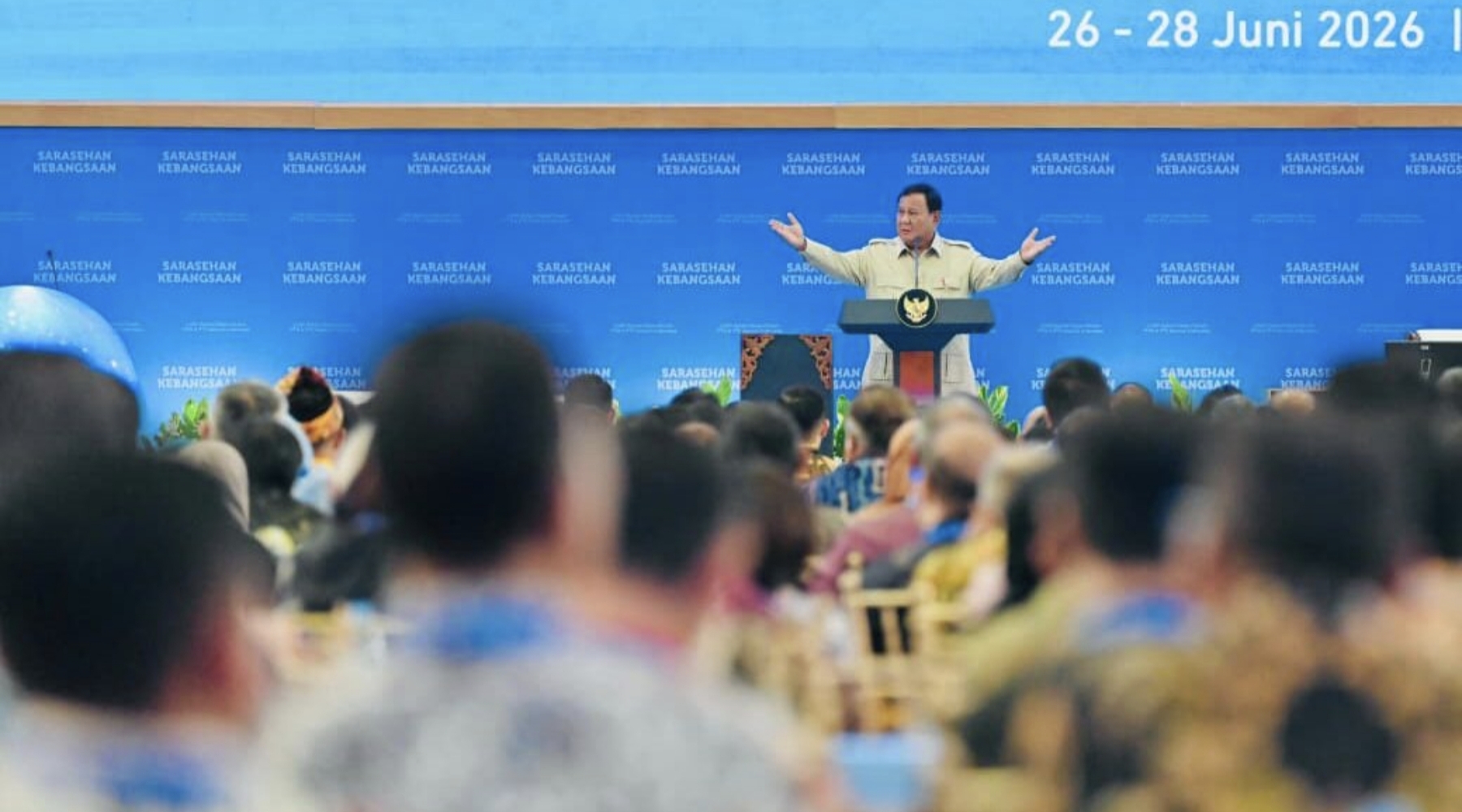 Buka KSTI 2026, Prabowo Minta Perguruan Tinggi Bergerak Jadi Mitra Strategis Pemerintah