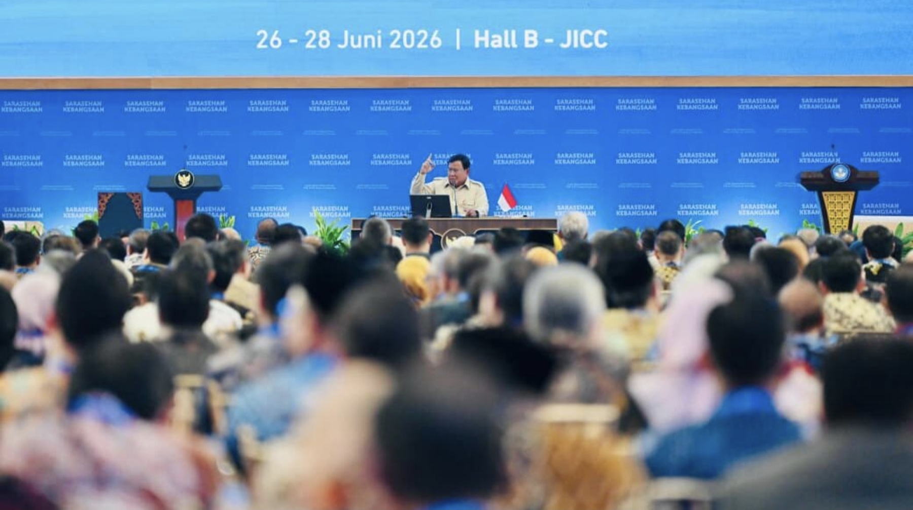 Prabowo Bicara Soal Elit yang Suka Gaduh: Kapan Kita Mau Sejahtera?