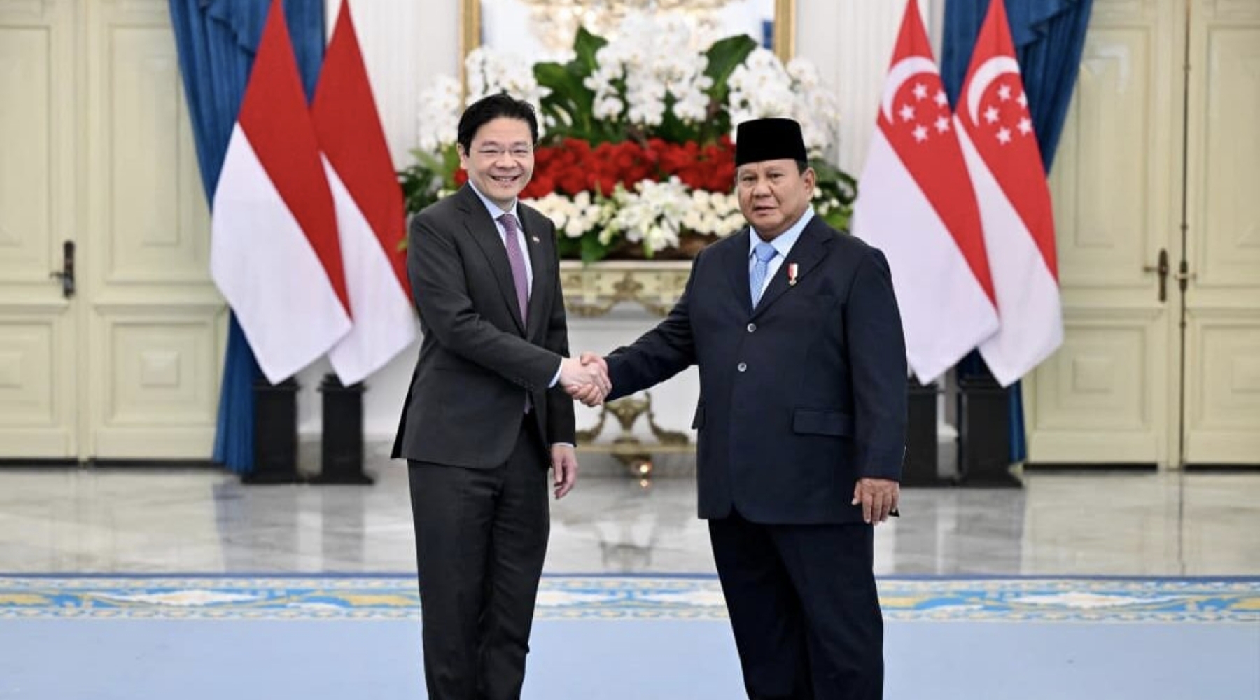 Prabowo Bertemu PM Lawrence Wong di Istana, Indonesia-Singapura Perkuat Kemitraan Strategis