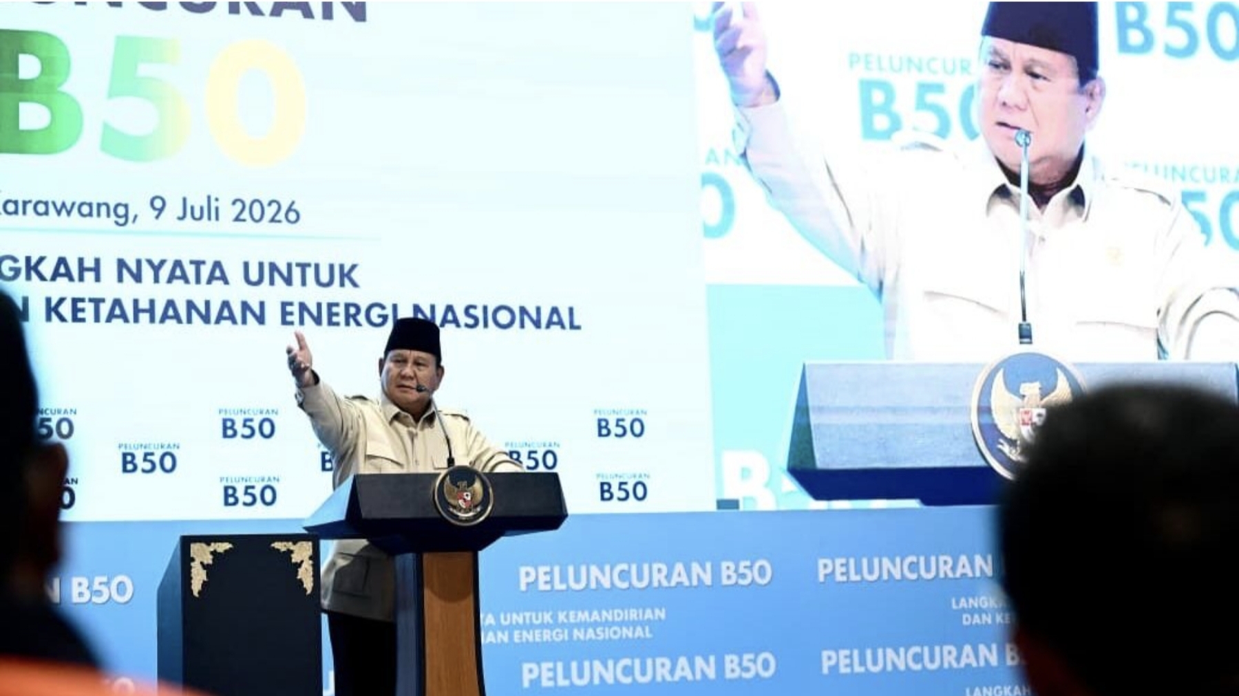 Prabowo Resmikan Biodiesel B50, Era Baru Kemandirian Energi Dimulai