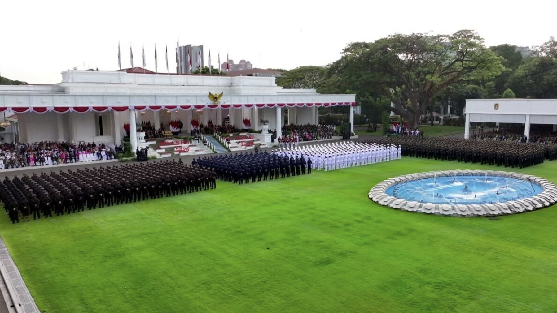 Pimpin Upacara Praspa 2026, Presiden Prabowo Lantik 1.177 Perwira Remaja TNI-Polri di Istana