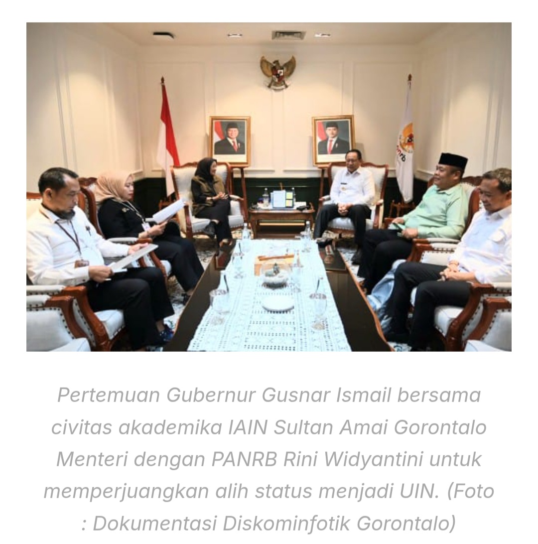 IAIN Sultan Amai Resmi Bertransformasi Jadi UIN, Gubernur Gusnar Ismail Tuai Apresiasi