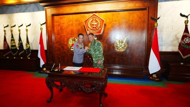 Di Tengah Ramai Isu Nasional, Mabes TNI Ungkap Tujuan Pertemuan Panglima dan Kapolri