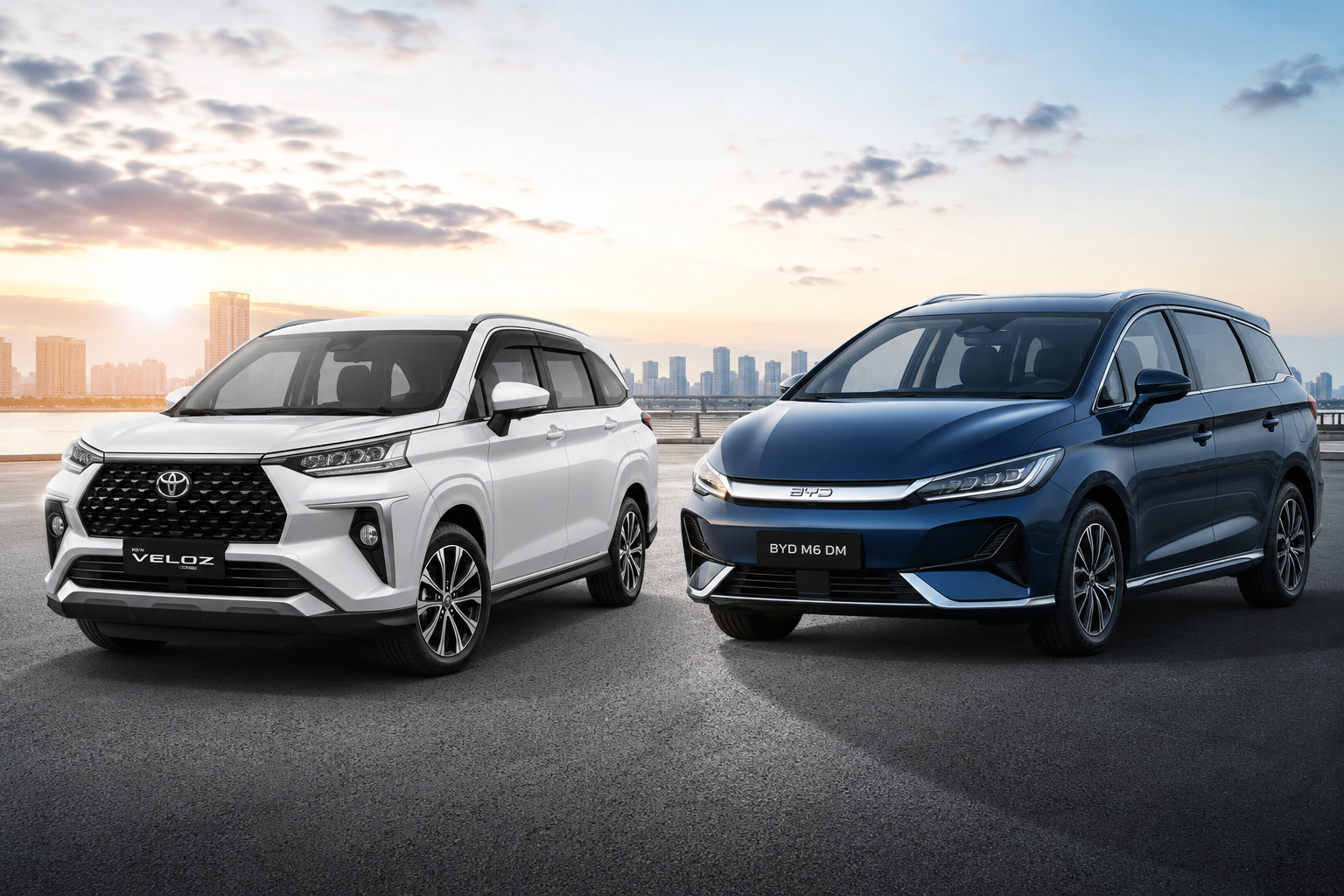 Banting Harga Rp 200 Jutaan dan Bensin 65 Km/Liter, Mampukah BYD M6 DM Tumbangkan Veloz Hybrid?