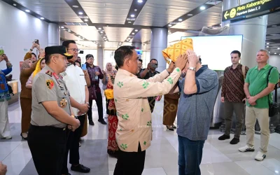 Perwakilan Kedubes Rusia Pagi Ini Tiba di Palu Disambut Gubernur Anwar Hafid