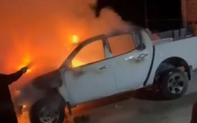Tepi Barat Kembali Membara: Detik-detik Pemukim Israel Bakar Mobil dan Coret Slogan Rasis di Hebron