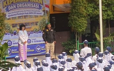 OSIS-MPK SMPN 259 Jakarta ‘Digodok dan Digembleng’ Jiwa Kepemimpinan