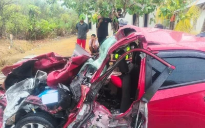 Tragis! Satu Keluarga Dosen Unmuh Babel Tewas Usai Brio Hantam Truk di Bangka Tengah